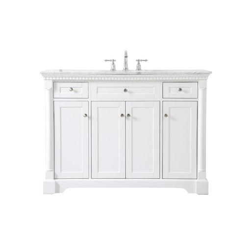 Elegant Kitchen/Bath Clarence 48" Single Bathroom Vanity, White - VF53048WH