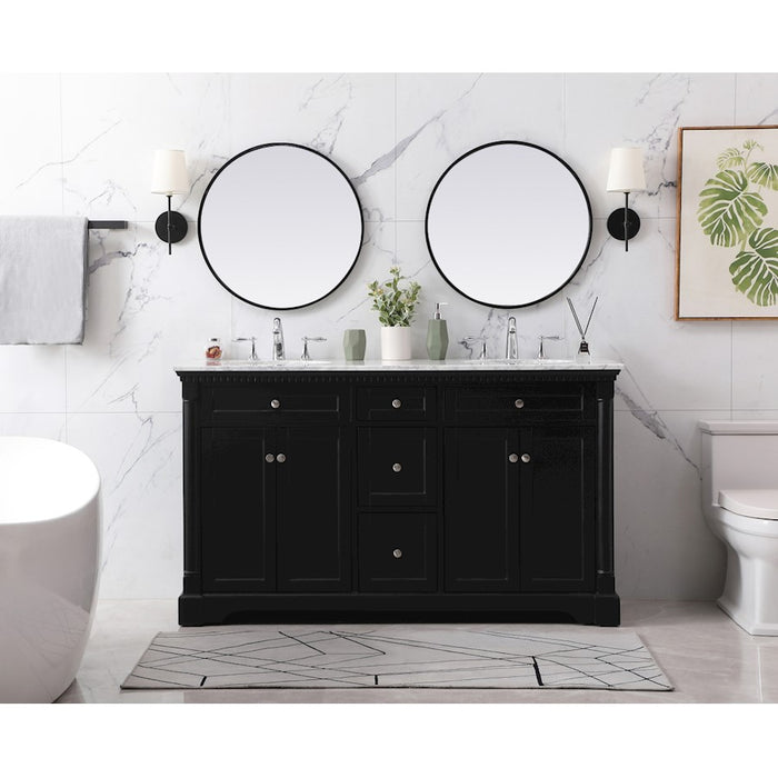 Elegant Kitchen/Bath Clarence 48" Single Bathroom Vanity, White