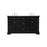 Elegant Kitchen/Bath Clarence 60" Double Bathroom Vanity Set, Black - VF53060DBK