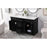 Elegant Kitchen/Bath Clarence 60" Double Bathroom Vanity Set, Black
