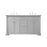 Elegant Kitchen/Bath Clarence 60" Double Bathroom Vanity, Grey - VF53060DGR