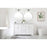 Elegant Kitchen/Bath Clarence 60" Double Bathroom Vanity, Grey