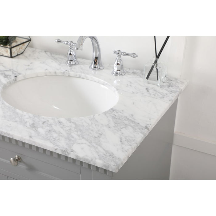 Elegant Kitchen/Bath Clarence 60" Double Bathroom Vanity, Grey