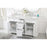 Elegant Kitchen/Bath Clarence 60" Double Bathroom Vanity, White