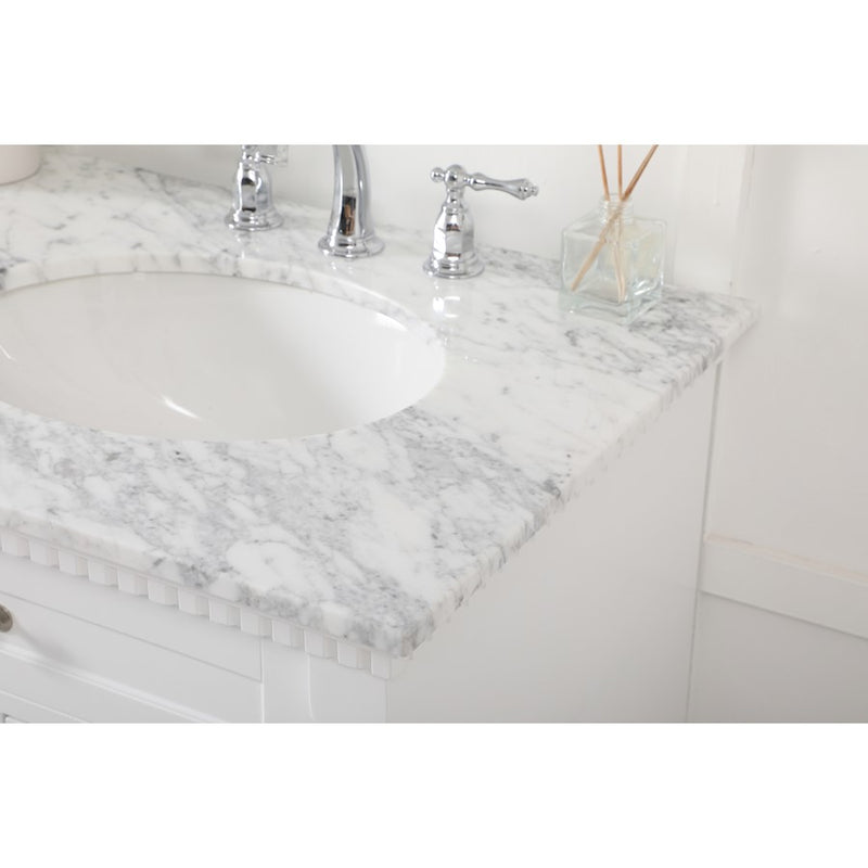 Elegant Kitchen/Bath Clarence 60" Double Bathroom Vanity, White