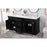 Elegant Kitchen/Bath Clarence 72" Double Bathroom Vanity Set, Black