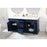 Elegant Kitchen/Bath Clarence 72" Double Bathroom Vanity, Blue