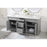 Elegant Kitchen/Bath Clarence 72" Double Bathroom Vanity, Grey