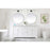 Elegant Kitchen/Bath Clarence 72" Double Bathroom Vanity, Grey