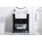 Elegant Kitchen/Bath Clement 30" Single Bathroom Vanity, Black