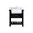 Elegant Clement 30" Single Bathroom Vanity, Black/Backsplash - VF60130BK-BS