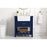 Elegant Kitchen/Bath Clement 30" Single Bathroom Vanity, Blue