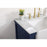 Elegant Kitchen/Bath Clement 30" Single Bathroom Vanity, Blue