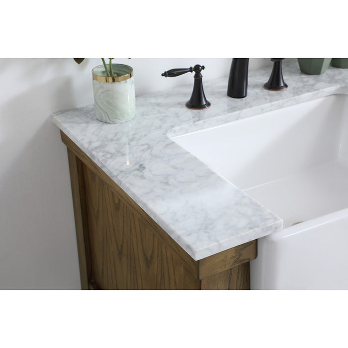 Elegant Kitchen/Bath Clement 30" Single Bathroom Vanity, Driftwood