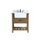 Elegant Clement 30" Single Bathroom Vanity, Driftwood/Backsplash - VF60130DW-BS