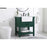 Elegant Kitchen/Bath Clement 30" Single Bathroom Vanity, Green