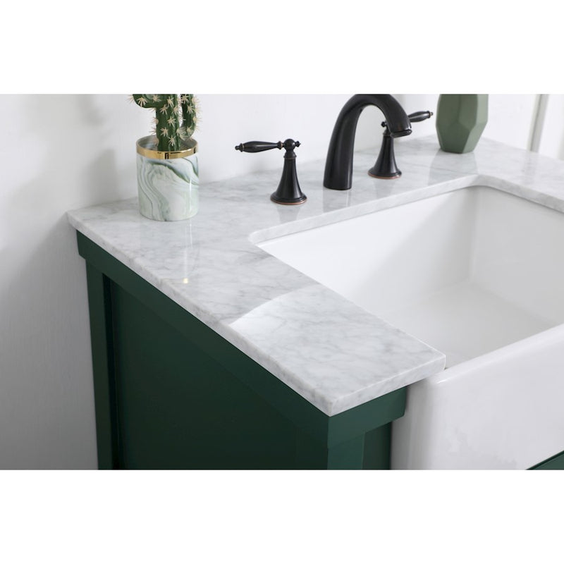 Elegant Kitchen/Bath Clement 30" Single Bathroom Vanity, Green