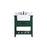 Elegant Clement 30" Single Bathroom Vanity, Green/Backsplash - VF60130GN-BS