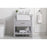 Elegant Kitchen/Bath Clement 30" Single Bathroom Vanity, Grey