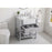 Elegant Kitchen/Bath Clement 30" Single Bathroom Vanity, Grey