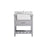 Elegant Clement 30" Single Bathroom Vanity, Grey/Backsplash - VF60130GR-BS