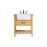 Elegant Clement 30" Single Bathroom Vanity, Natural Wood - VF60130NW