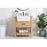 Elegant Clement 30" Single Bathroom Vanity, Natural Wood