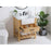 Elegant Clement 30" Single Bathroom Vanity, Natural Wood