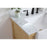 Elegant Clement 30" Single Bathroom Vanity, Natural Wood