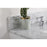 Elegant Clement 30" Single Bathroom Vanity, White/Backsplash