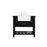 Elegant Kitchen/Bath Clement 36" Single Bathroom Vanity, Black - VF60136BK