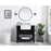Elegant Kitchen/Bath Clement 36" Single Bathroom Vanity, Black