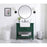 Elegant Clement 36" Single Bathroom Vanity, Driftwood/Backsplash
