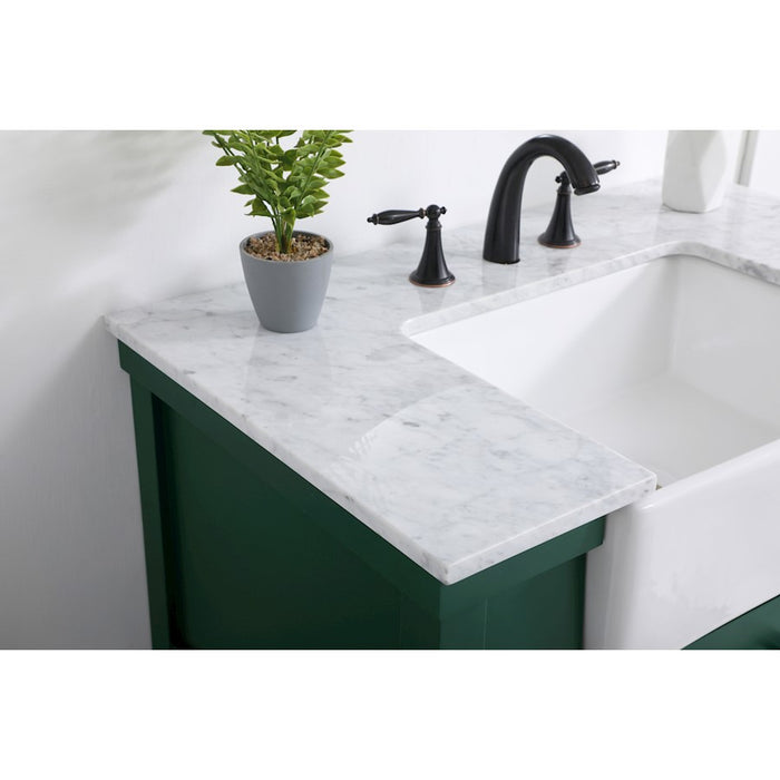 Elegant Kitchen/Bath Clement 36" Single Bathroom Vanity, Green
