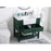Elegant Clement 36" Single Bathroom Vanity, Green/Backsplash