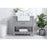 Elegant Kitchen/Bath Clement 36" Single Bathroom Vanity, Grey