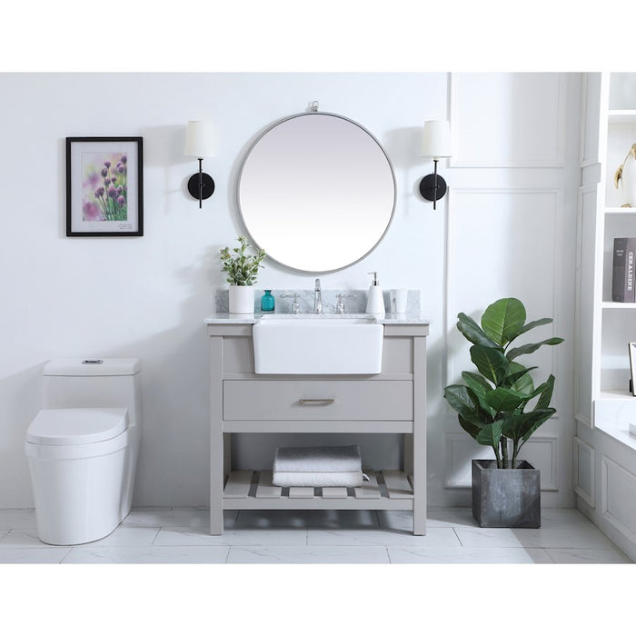 Elegant Kitchen/Bath Clement 36" Single Bathroom Vanity, Grey
