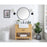 Elegant Clement 36" Single Bathroom Vanity, Grey/Backsplash