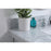 Elegant Clement 36" Single Bathroom Vanity, Grey/Backsplash