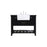 Elegant Kitchen/Bath Clement 42" Single Bathroom Vanity, Black - VF60142BK