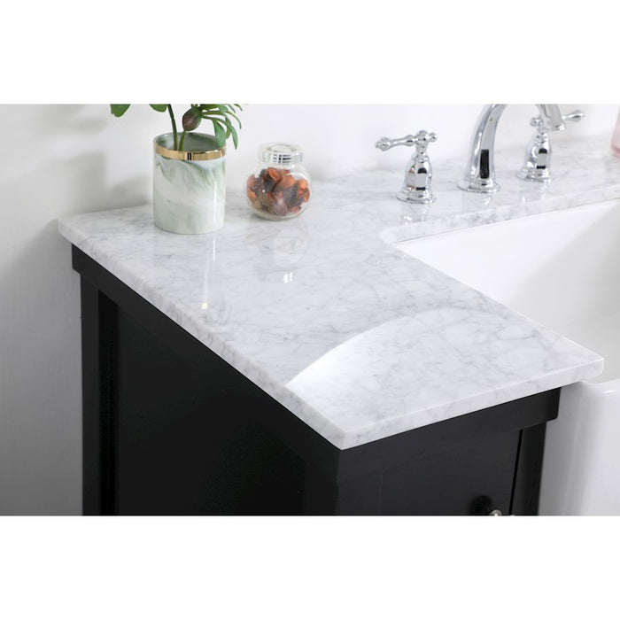 Elegant Kitchen/Bath Clement 42" Single Bathroom Vanity, Black