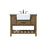 Elegant Kitchen/Bath Clement 42" Single Bathroom Vanity, Driftwood - VF60142DW