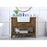 Elegant Clement 42" Single Bathroom Vanity, Driftwood/Backsplash
