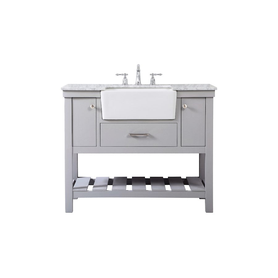 Elegant Kitchen/Bath Clement 42" Single Bathroom Vanity, Grey - VF60142GR