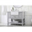 Elegant Kitchen/Bath Clement 42" Single Bathroom Vanity, Grey