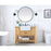 Elegant Clement 42" Single Bathroom Vanity, Natural Wood