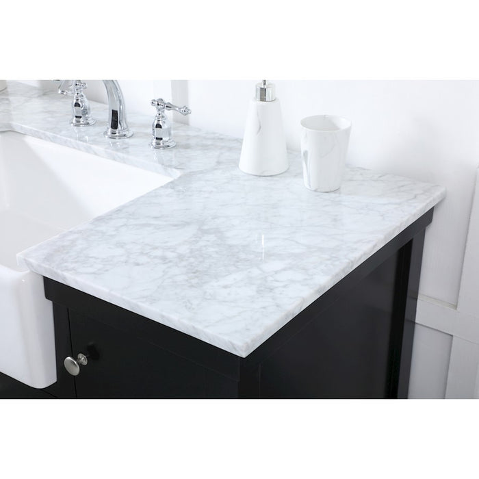 Elegant Kitchen/Bath Clement 48" Single Bathroom Vanity, Black