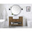 Elegant Clement 48" Single Bathroom Vanity, Blue/Backsplash