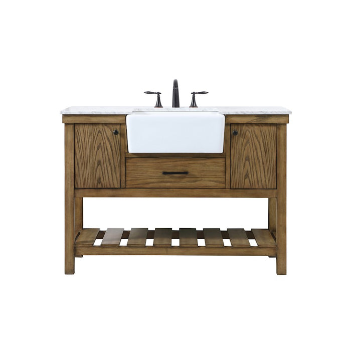 Elegant Kitchen/Bath Clement 48" Single Bathroom Vanity, Driftwood - VF60148DW