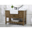 Elegant Kitchen/Bath Clement 48" Single Bathroom Vanity, Driftwood